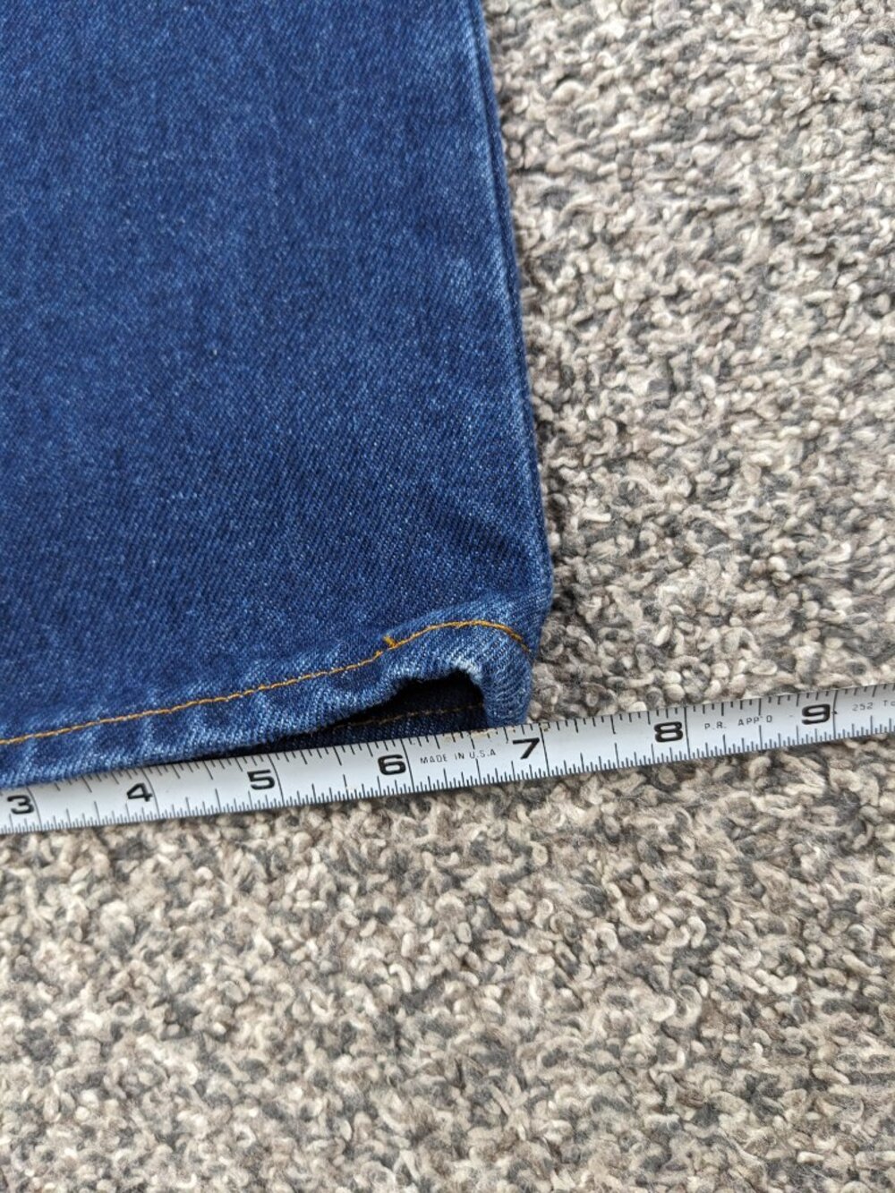 Vintage 80s Levis 720 Jeans 28x34 High Rise Dark Wash Student Fit 1982 USA Made - Picture 11 of 13